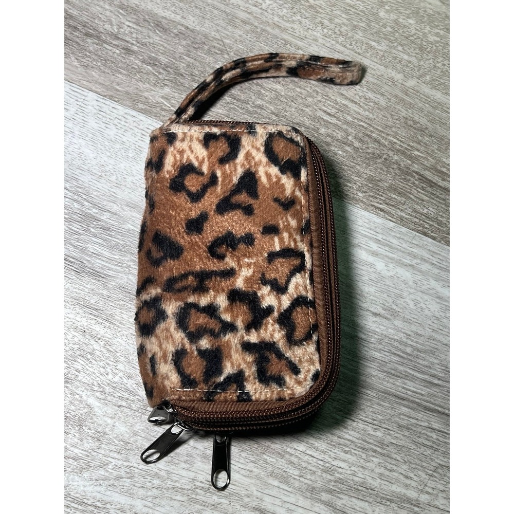 Leopard print card and keyholder